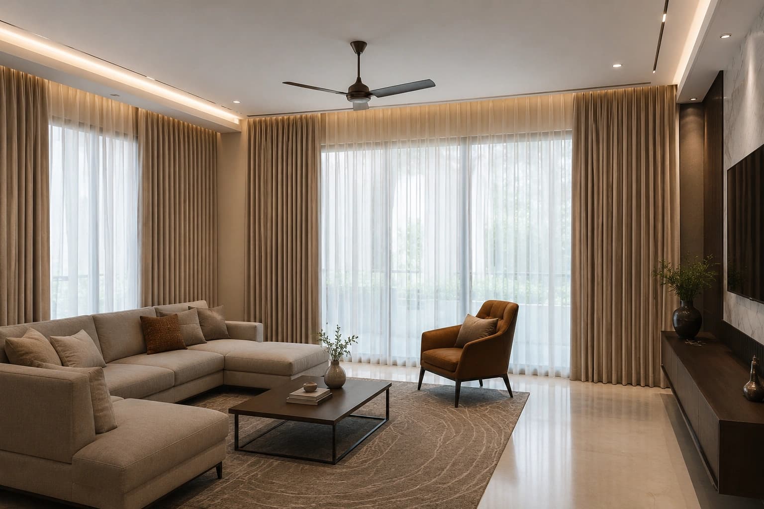 Dual Layer Curtains - Media 11